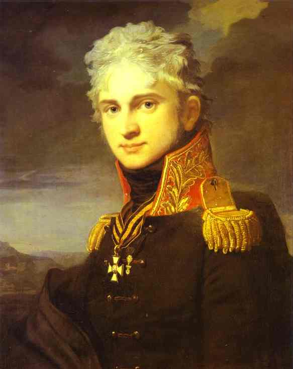 Jean-Laurent Mosnier. Portrait of Count Pavel Stroganoff (1772-1817).